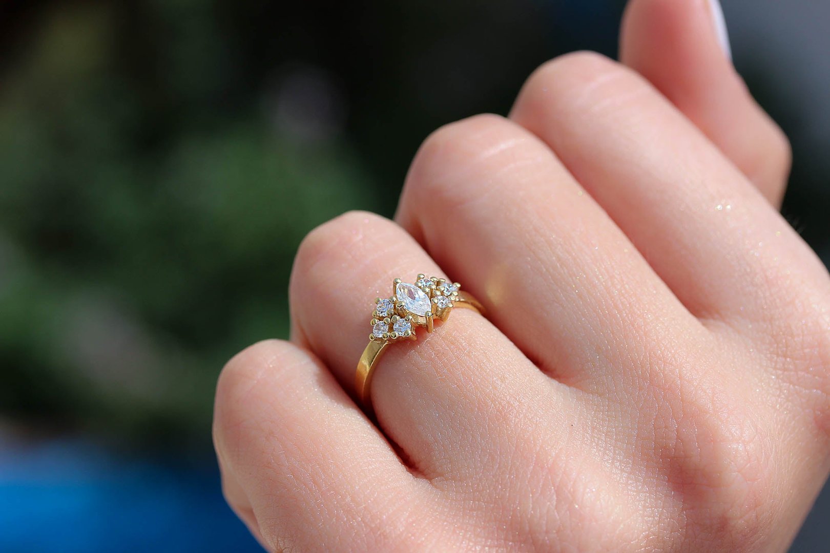 Matan Cluster Diamond Ring