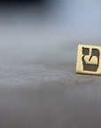 Hebrew Letter TET Signet Ring טבעת חותם האות טי"ת