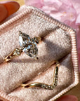 Set of 1.00 carat Marquise Cut Engagement Ring & Wedding Band with Lab Grown Diamonds