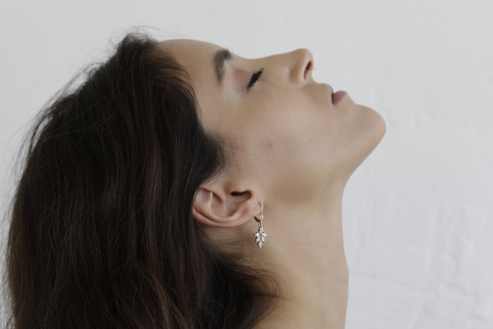 Venus Diamond Earrings with Marquise Cut Natural Diamonds