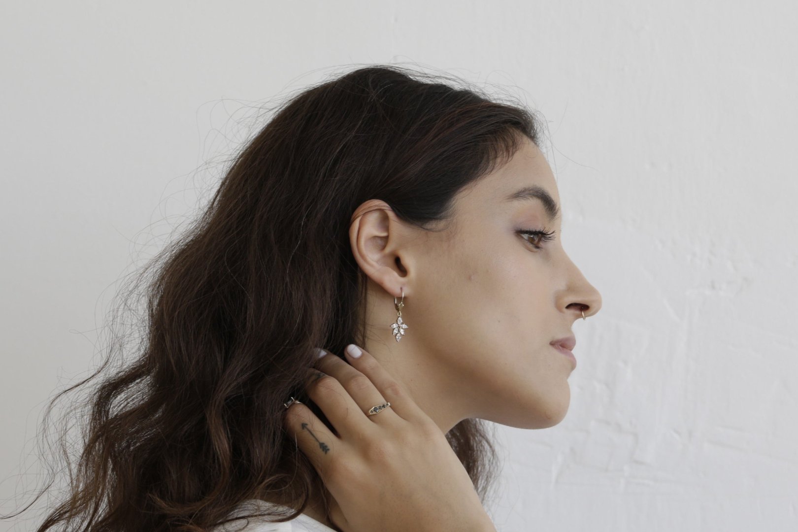 Venus Diamond Earrings with Marquise Cut Natural Diamonds