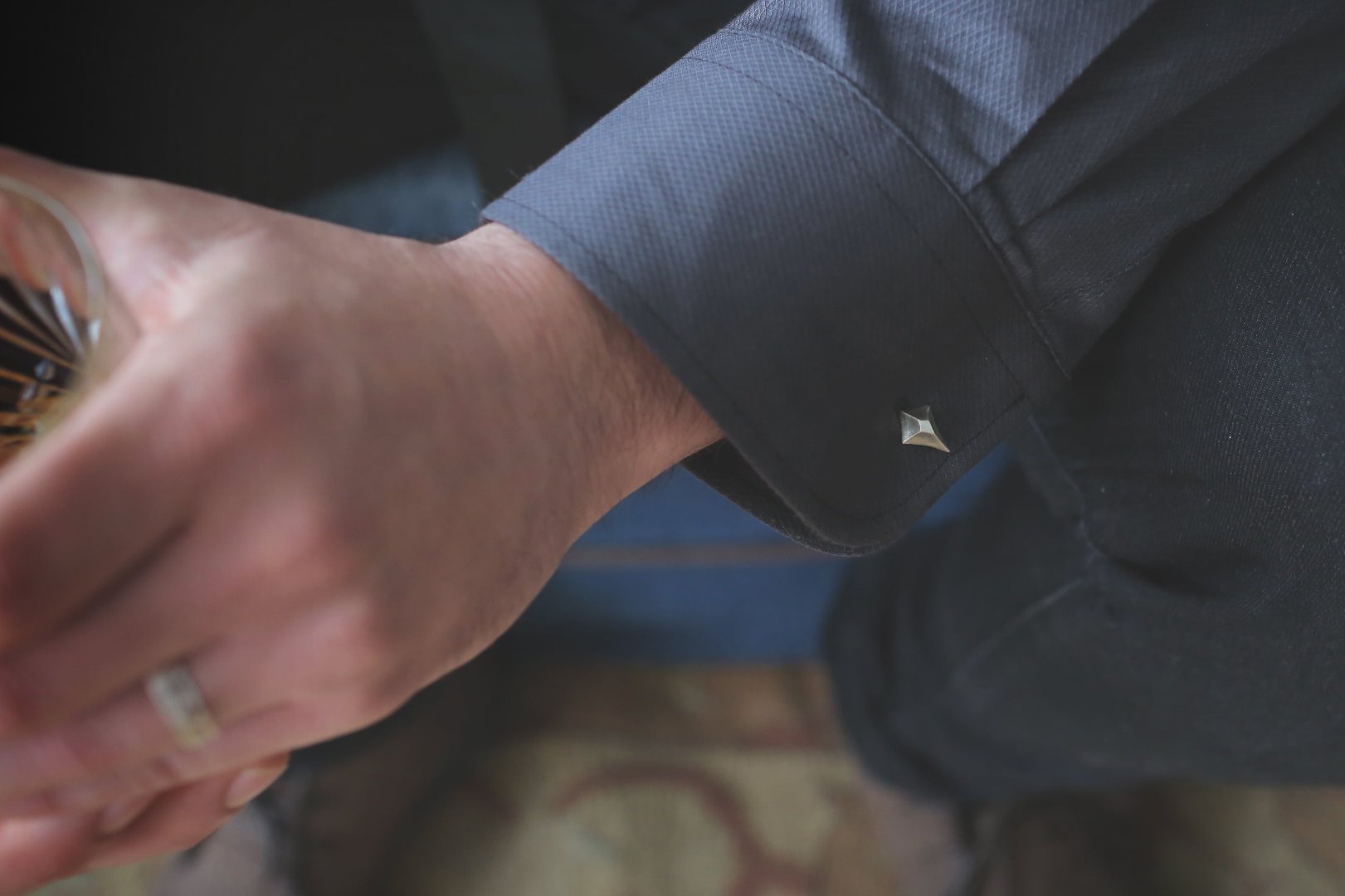 Vampire Silver Cufflinks