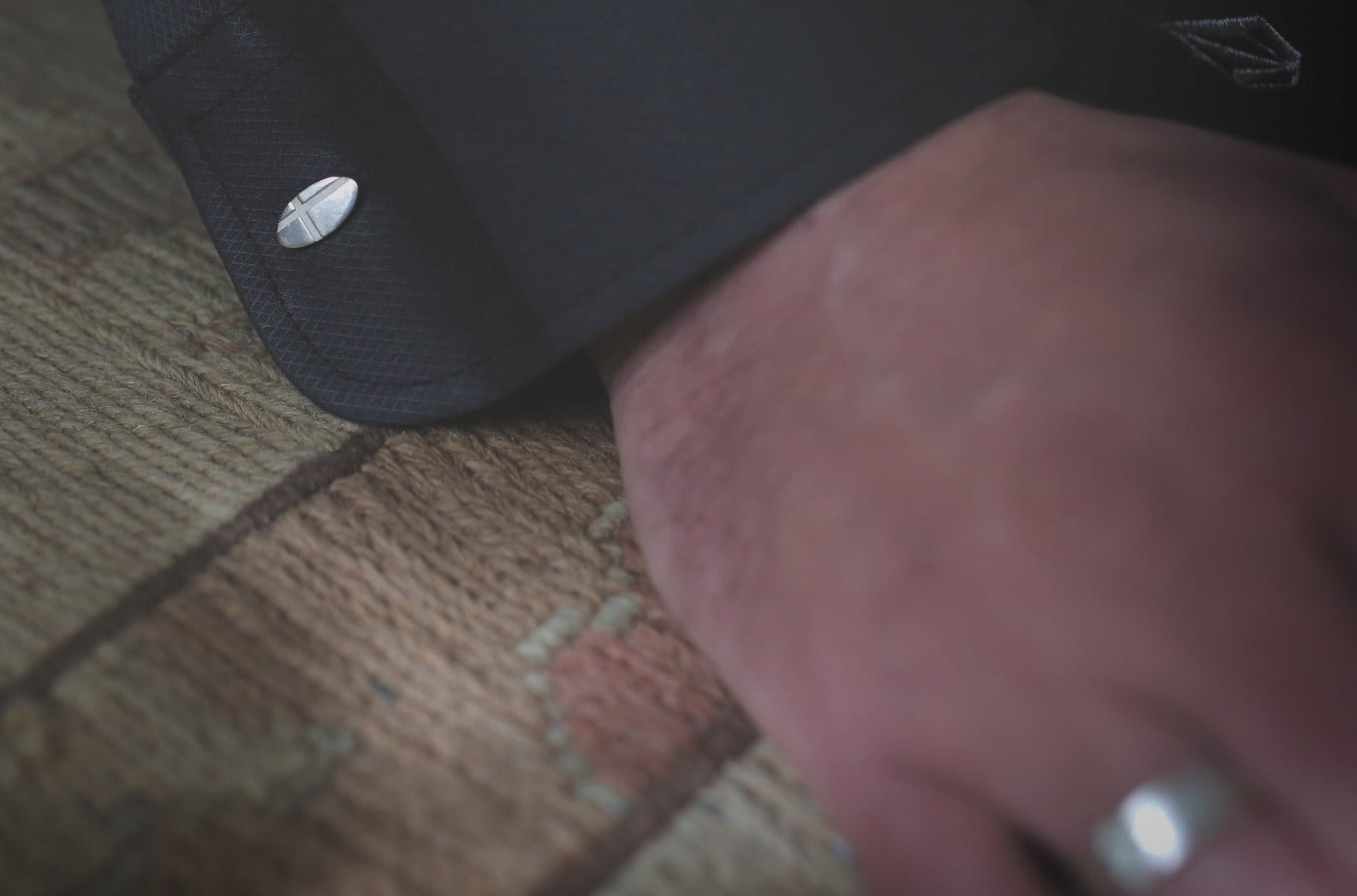 Cross Silver Cufflinks