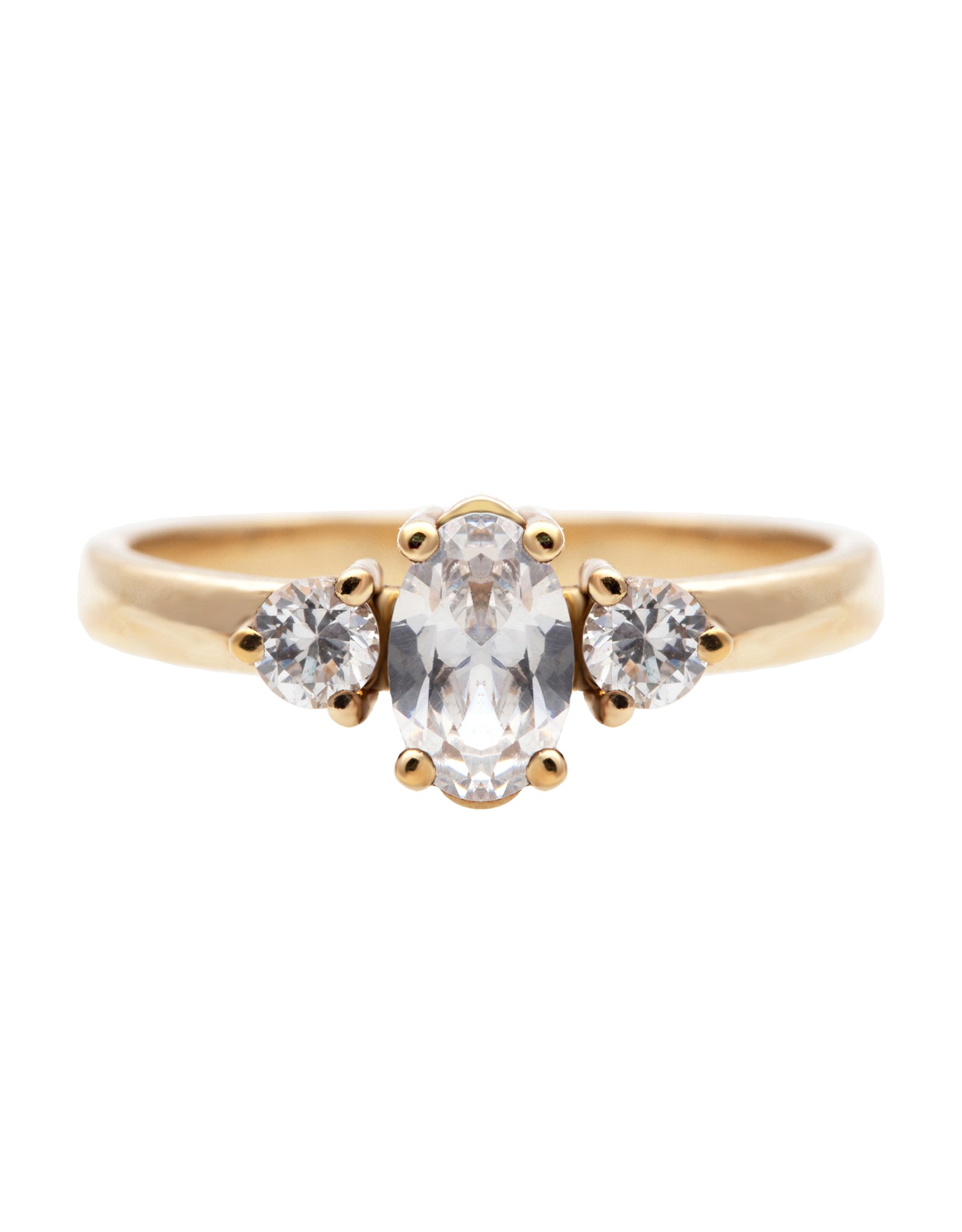 Medea Diamond Ring with Oval Cut Diamond