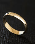 Classic Half Round Wedding Band-Wedding Band-TOR Pure Jewelry
