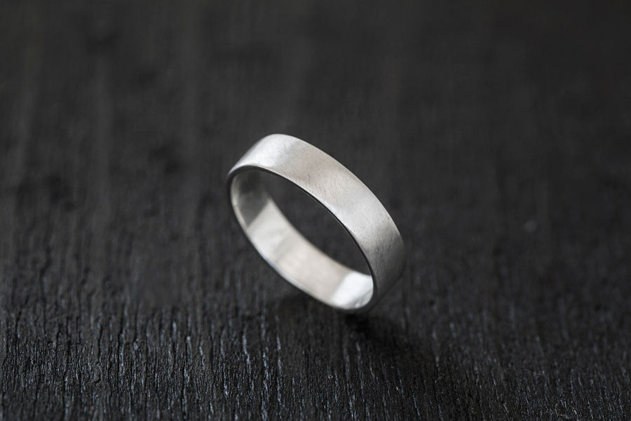 Flat Wedding Ring