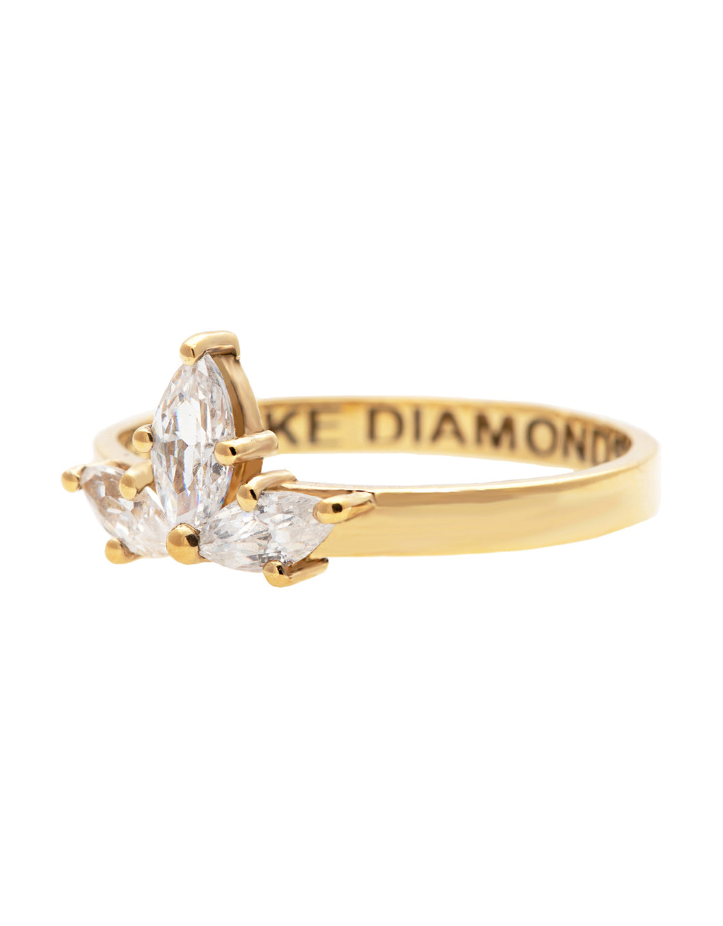 Lotus Glow Diamond Ring with Lab Grown Diamonds