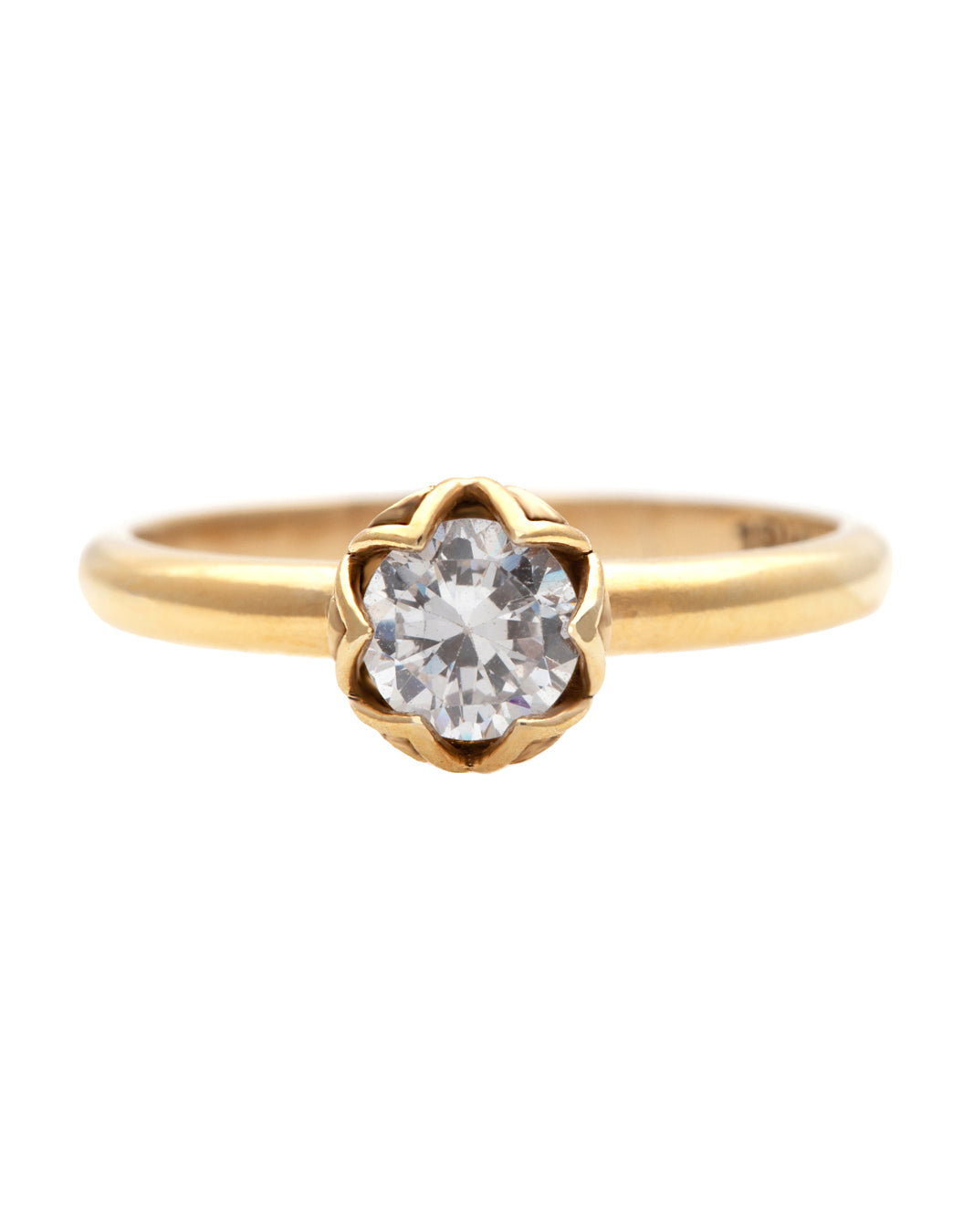 Michal Diamond Flower Ring with Lab Grown Diamonds