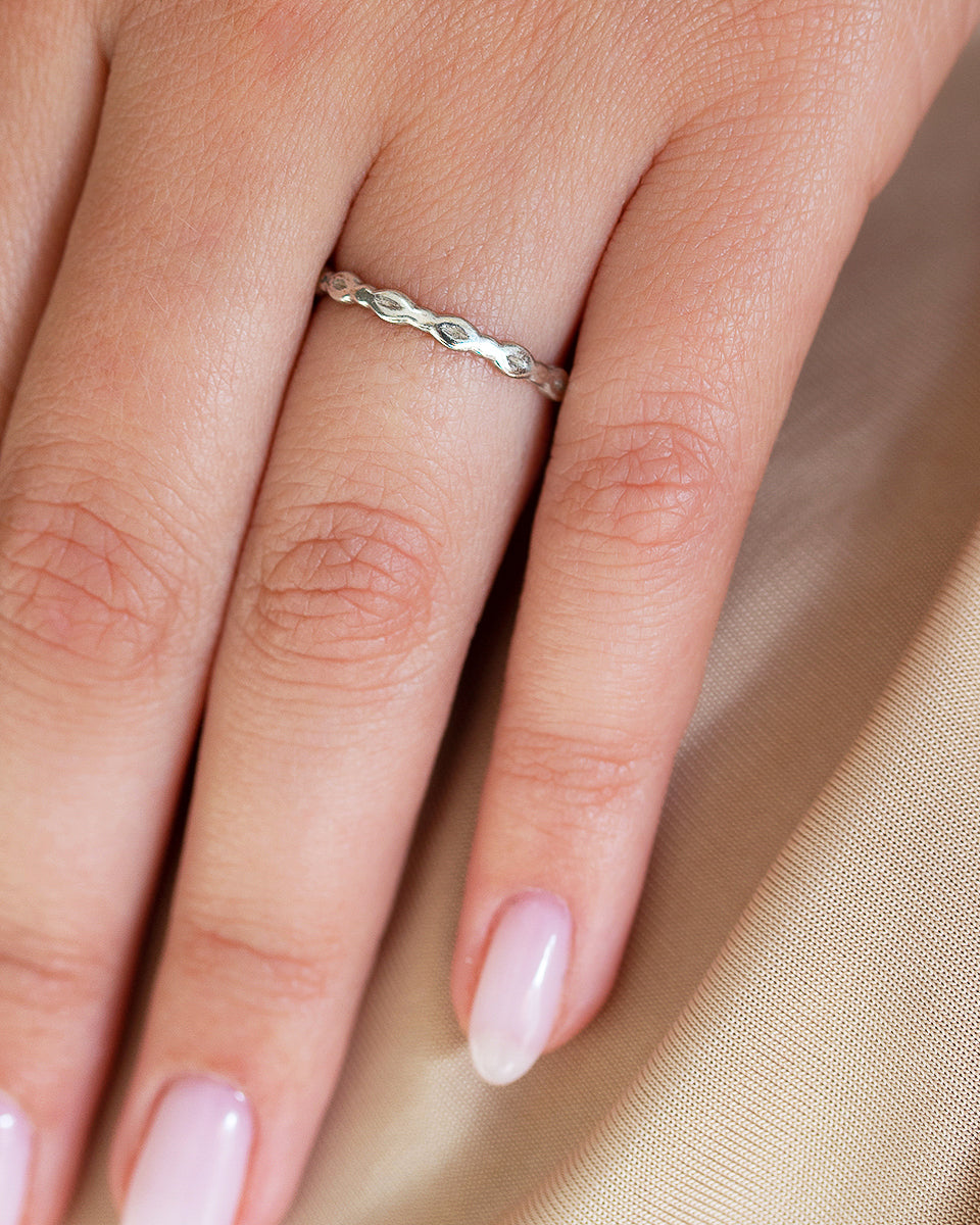 Small Pond Wedding Band