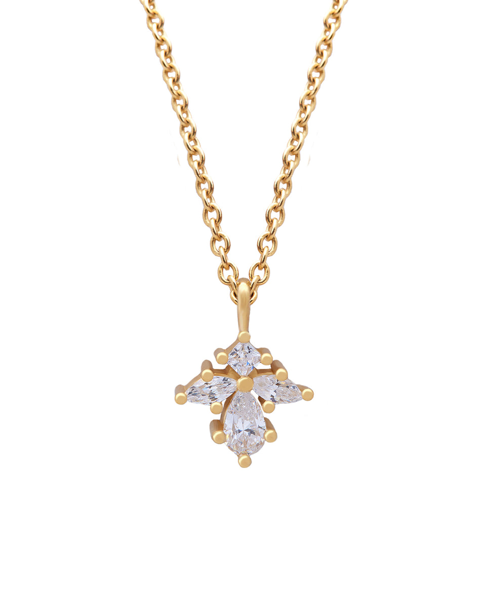 Diamond Snowflake Necklace with Lab Grown Diamonds – TOR