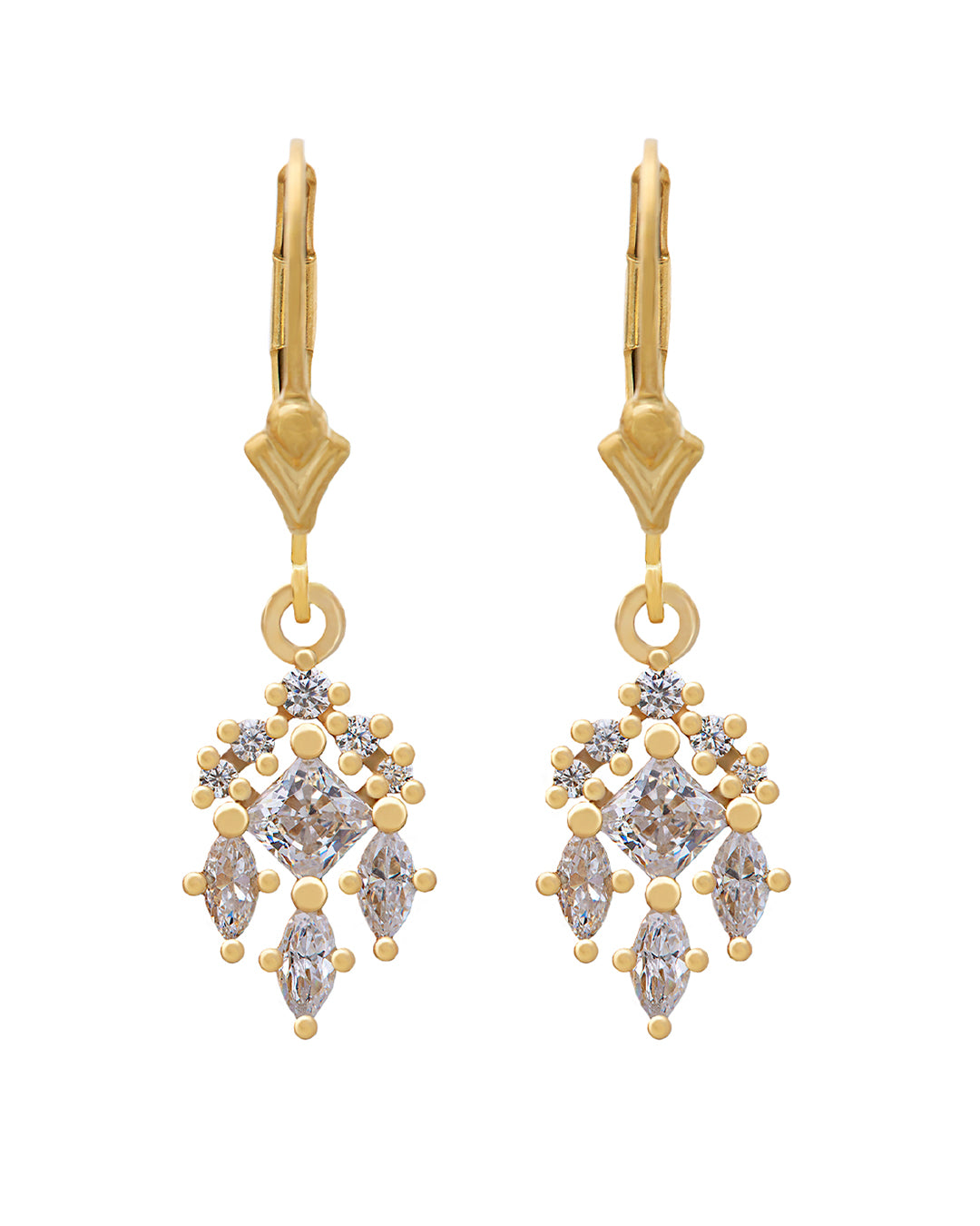 Norma Diamond Earrings with Natural Diamonds