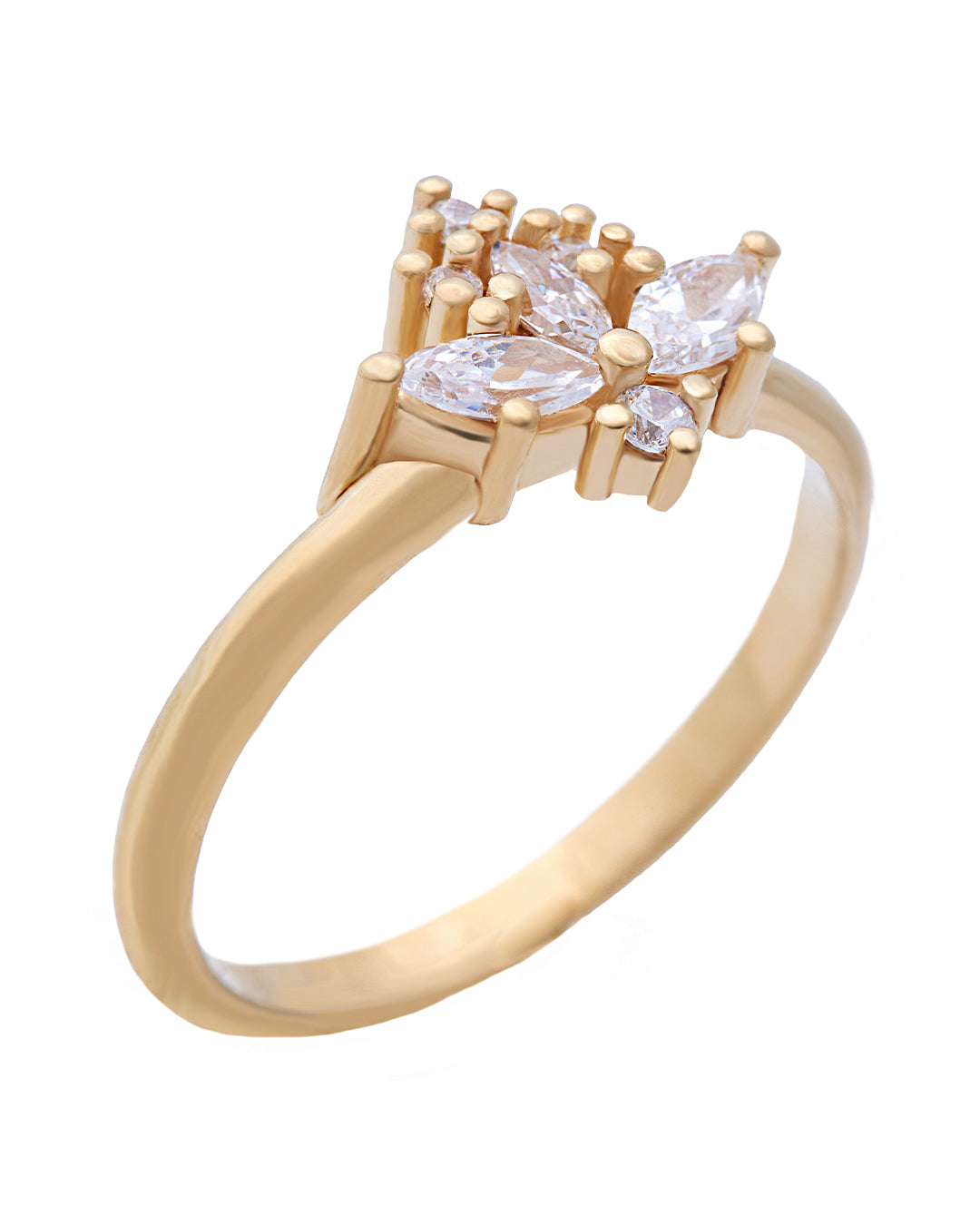 Lillian Diamond Cluster Ring with Lab Grown Diamonds