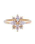 Dorothy Diamond Cluster Ring with Lab Grown and Natural Diamonds