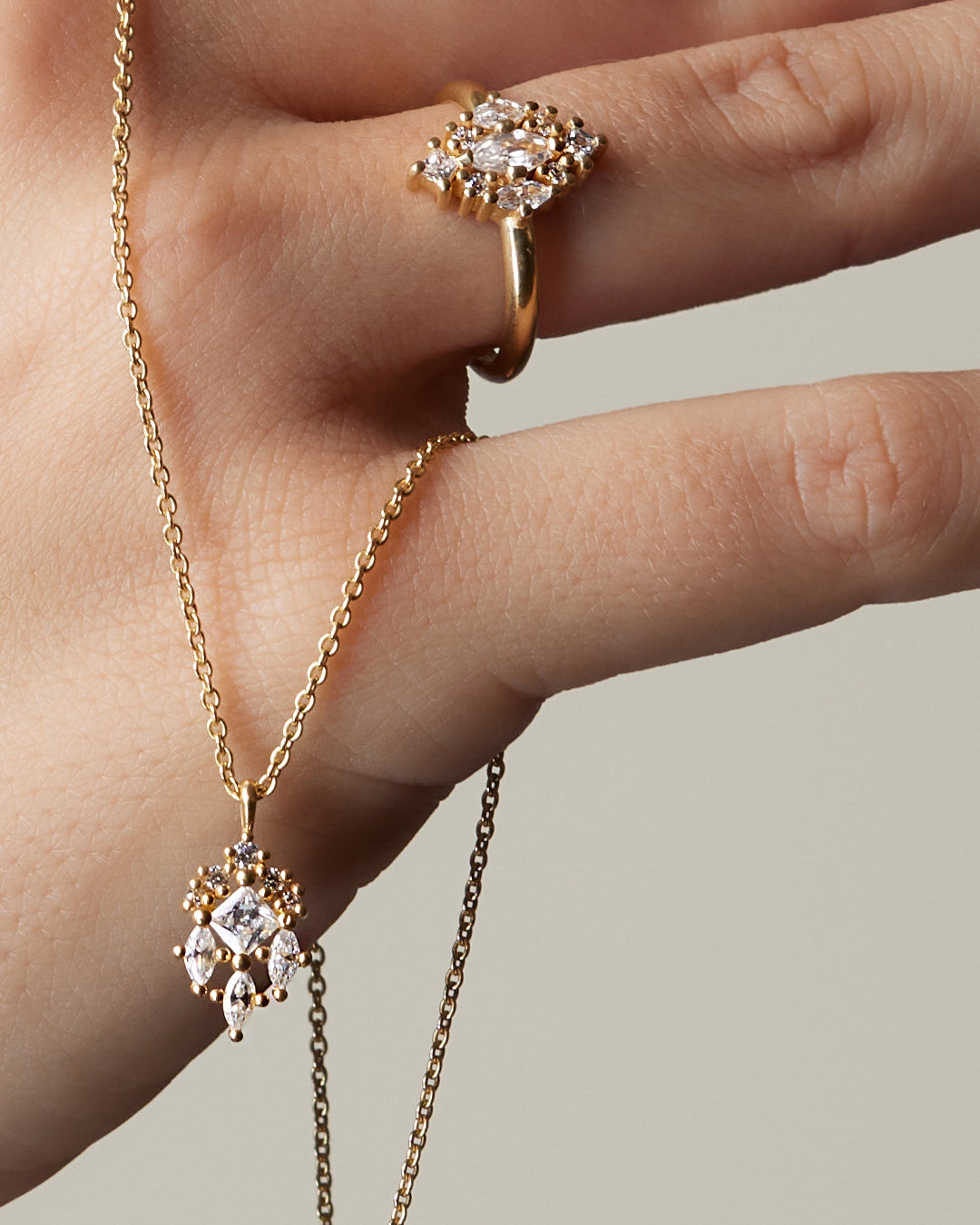 Norma Diamond Necklace with Lab Grown Diamonds