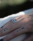 Hebrew Letter TET Signet Ring טבעת חותם האות טי"ת