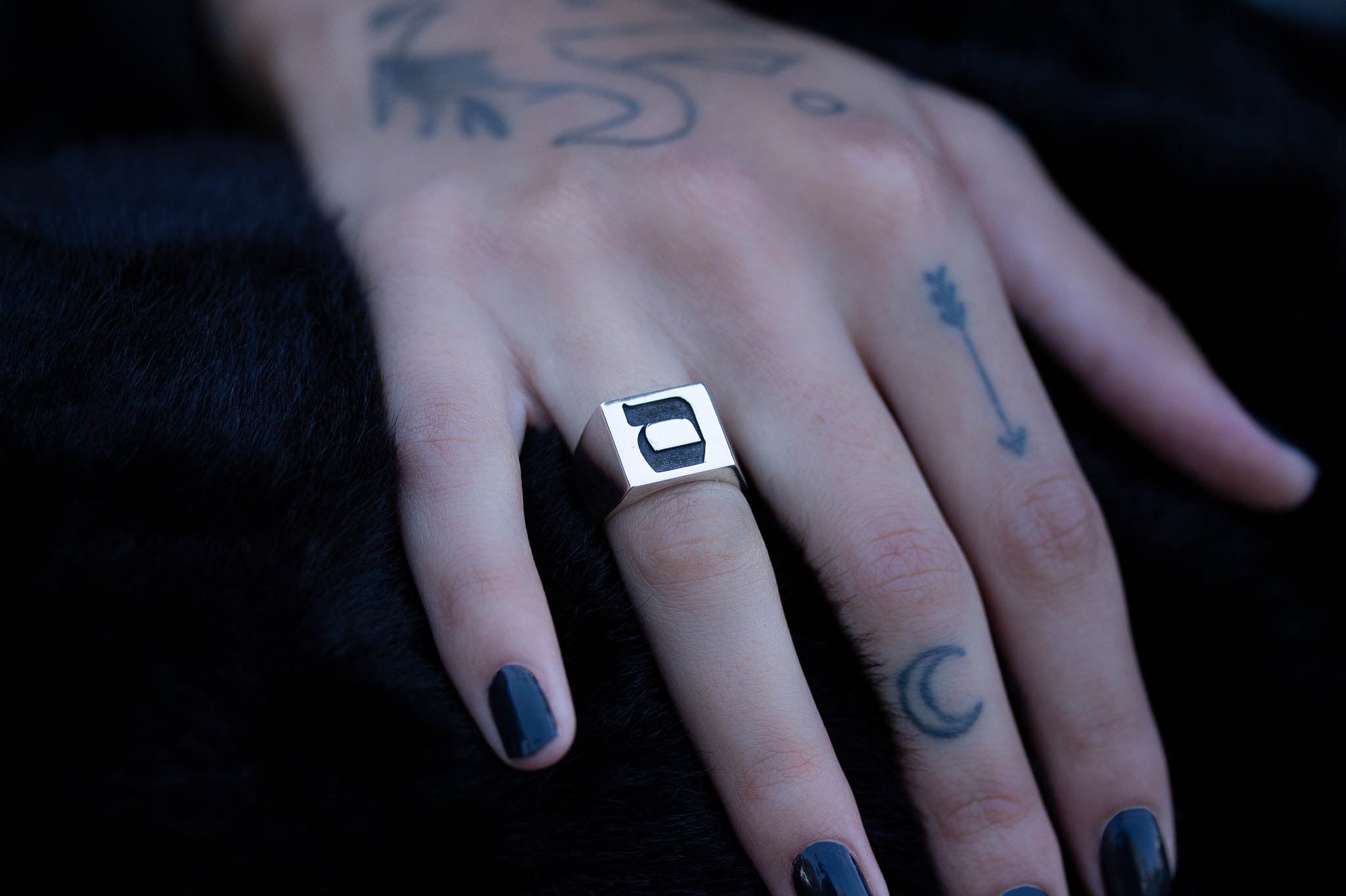 Hebrew Letter SAMEKH Signet Ring טבעת חותם האות סמ"ך