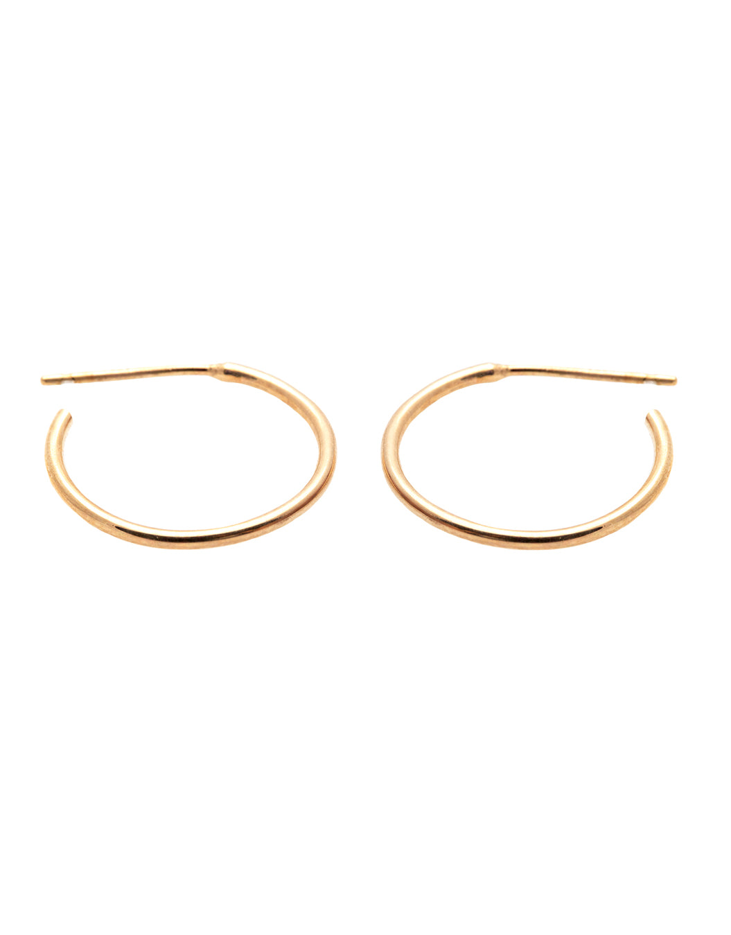 Medium Gold Hoop Earrings