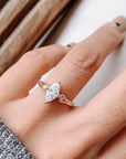 Marquise Cut Diamond Engagement Ring