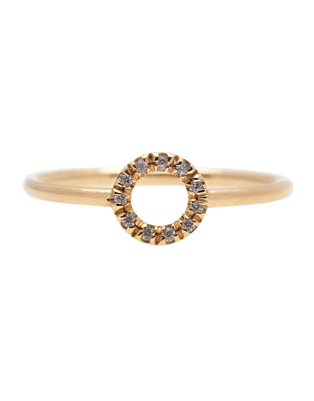 Circle Diamond Ring