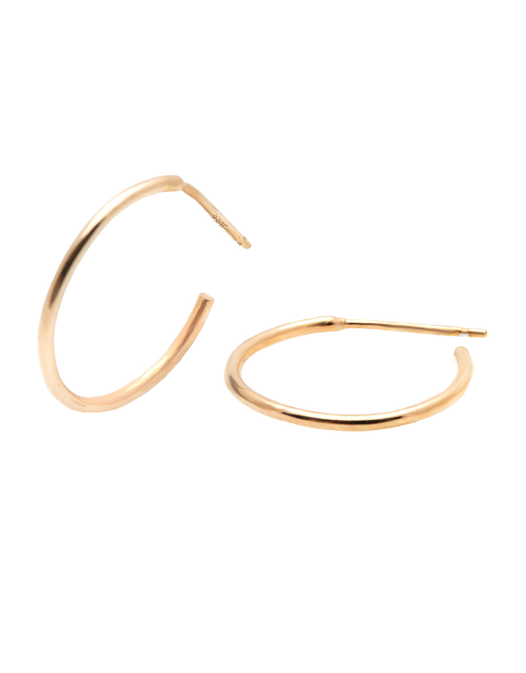 Medium Gold Hoop Earrings