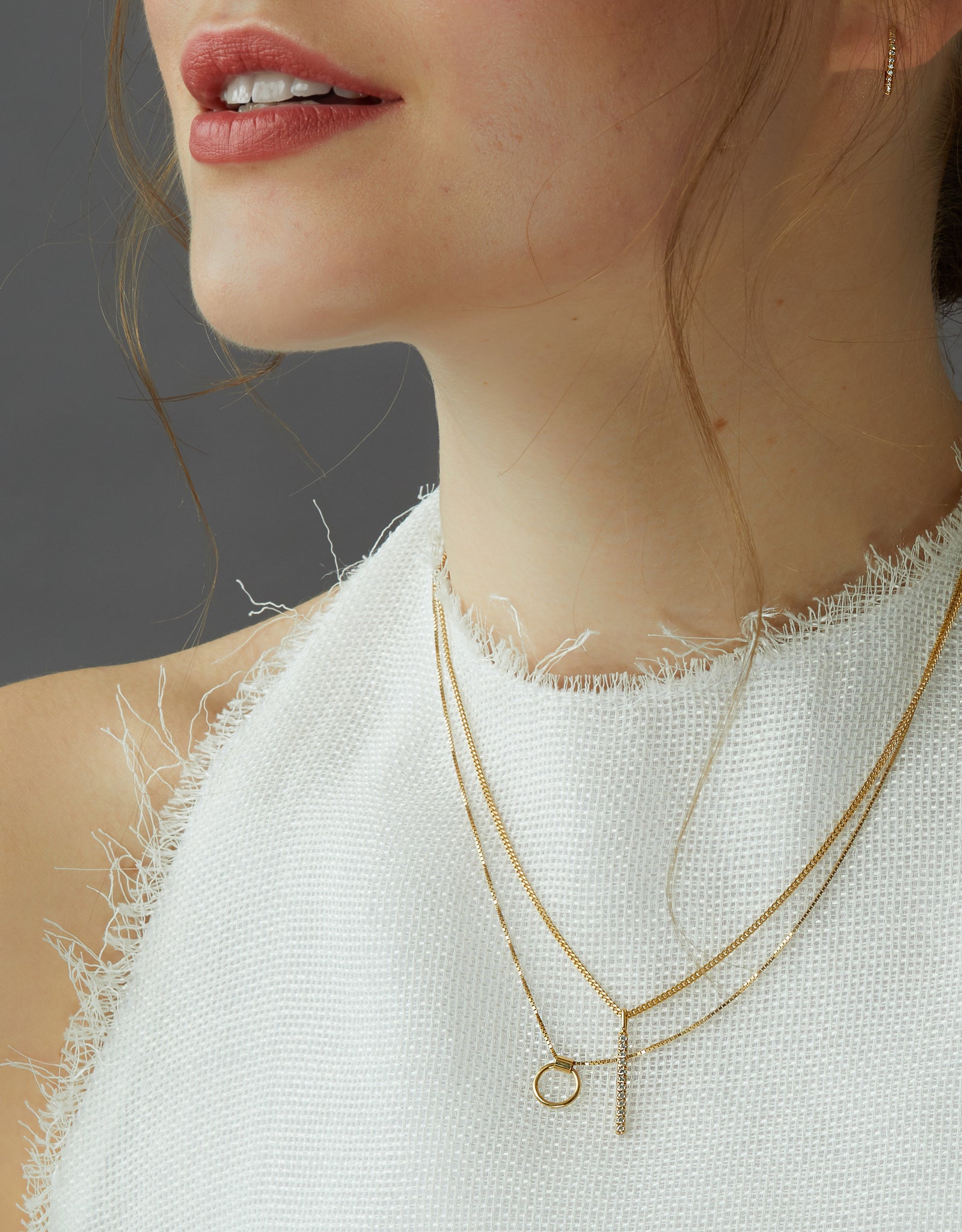 Hoop Gold Necklace