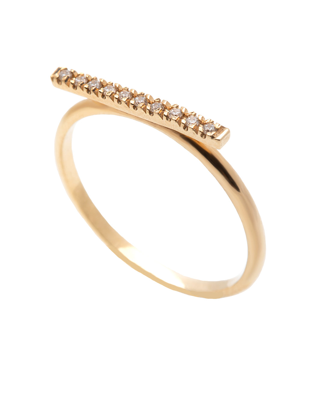 Horizontal Diamond Ring – TOR