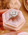 Lior XL 1920's Diamond Ring with Natural Diamonds