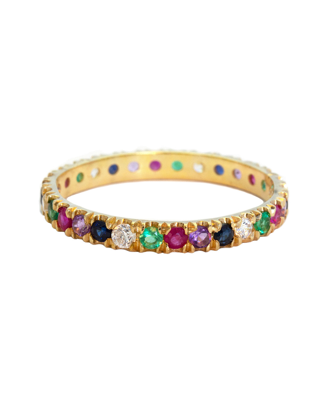 My Precious Multi Gemstone Eternity Ring