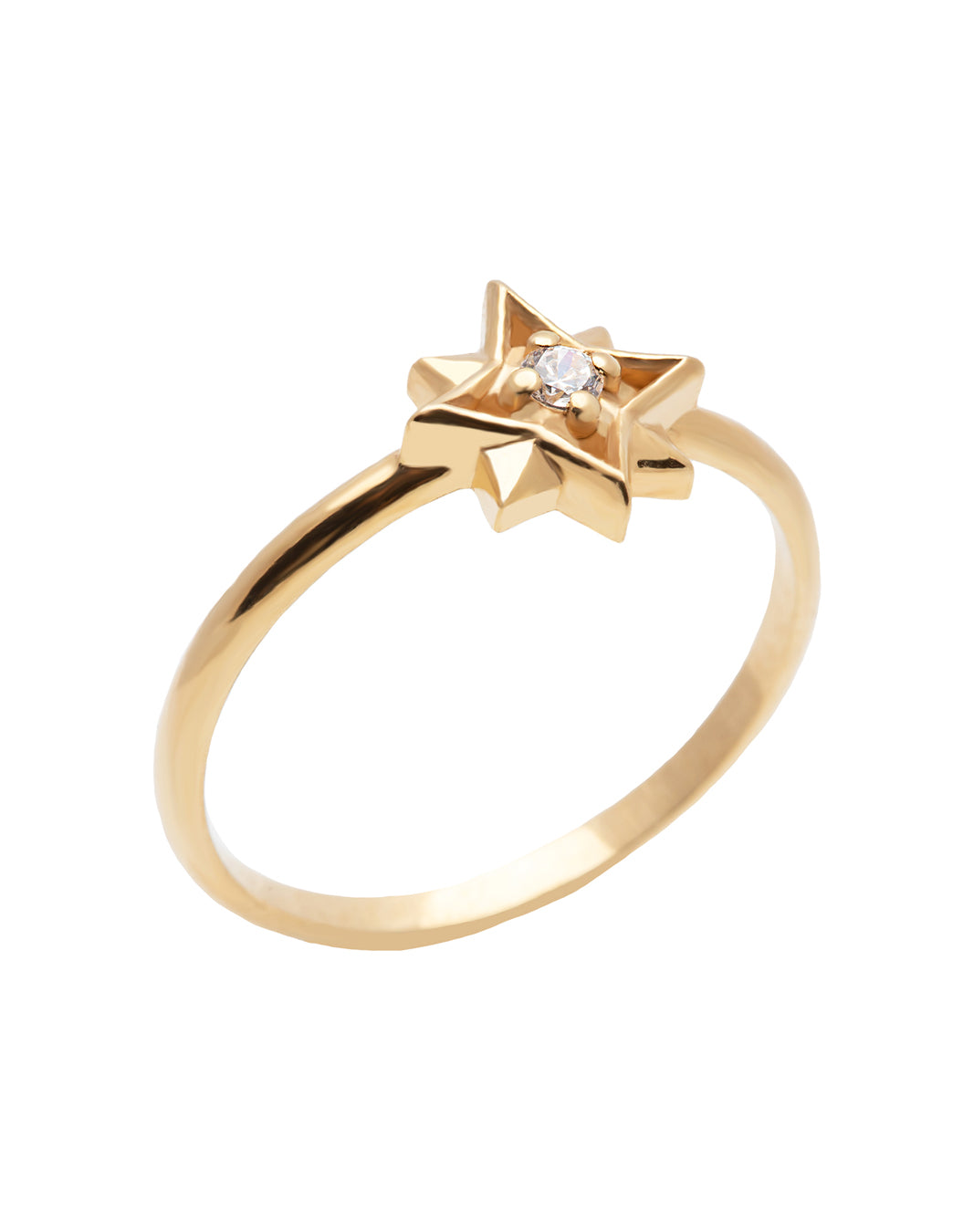 Small Northern Star Diamond Ring