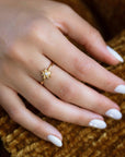 Small Northern Star Diamond Ring