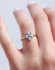 Star Dust Kite Shaped Diamond Ring