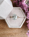 Yasmin Oval Cut Diamond Ring with 2.00 carat Lab Grown Diamonds