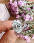 Yasmin Oval Cut Diamond Ring with 2.00 carat Lab Grown Diamonds