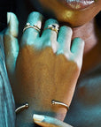 Enchanting Cuff II-Diamond bracelet, Bracelet, Gold bracelet, Bangle, Gold bangle, Diamond bangle-TOR Pure Jewelry