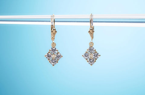 Moon Diamond Earrings
