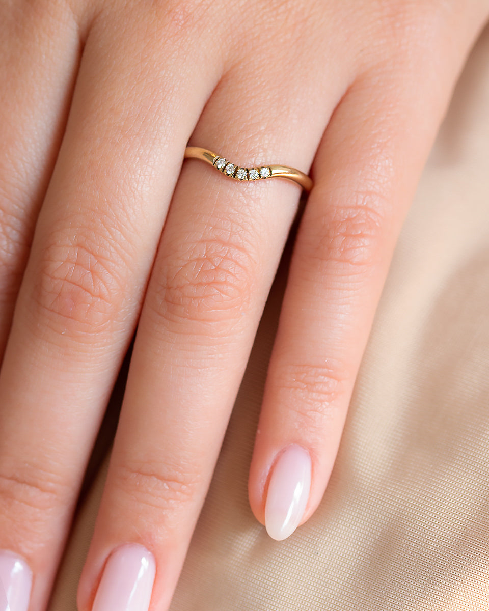 Enchanting Nesting Diamond Ring