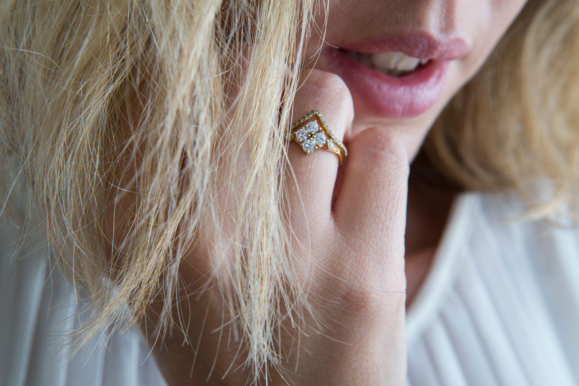 Reut B Diamond Ring-Diamond Ring, Engagement Ring-TOR Pure Jewelry