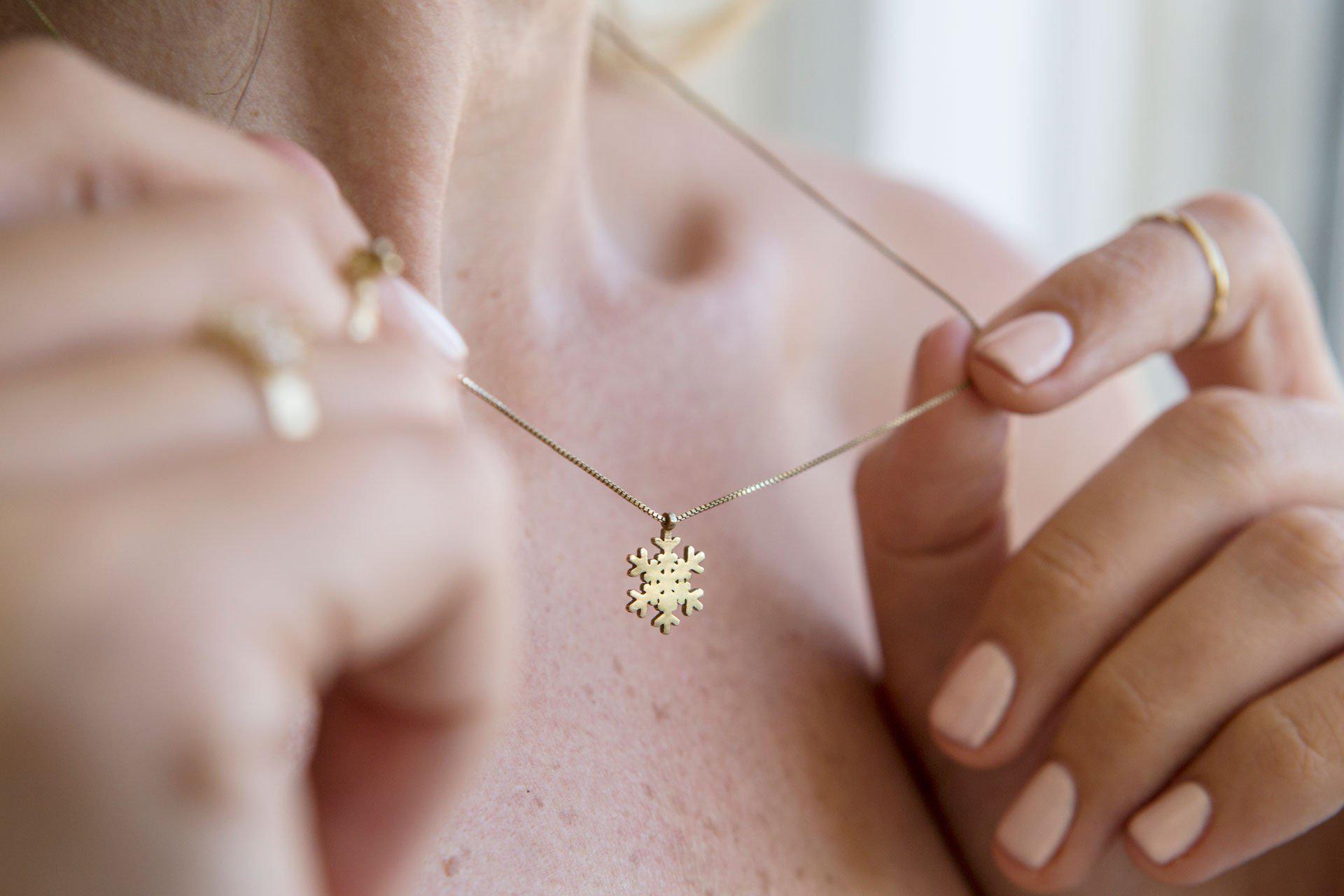 Snowflake Necklace-Necklace-TOR Pure Jewelry