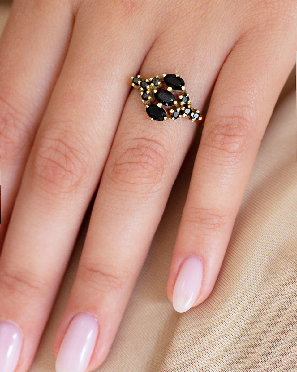 Legacy Black Onyx Cluster Ring