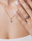 Alice Diamond Necklace with Natural Diamonds