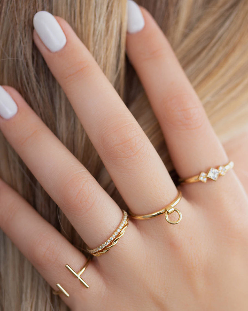 Dainty on sale midi rings