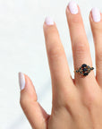 Legacy Black Onyx Cluster Ring