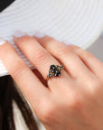 Legacy Black Onyx Cluster Ring