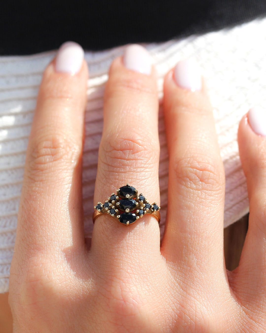 Legacy Black Onyx Cluster Ring