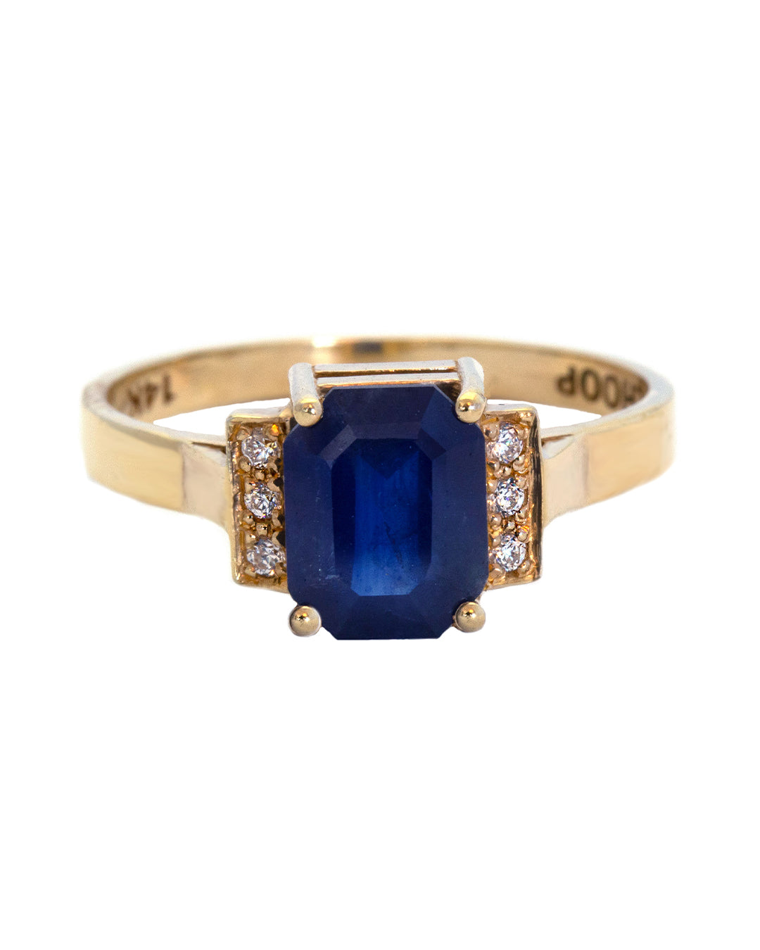 NBS 1920&#39;s Sapphire and Diamond Ring