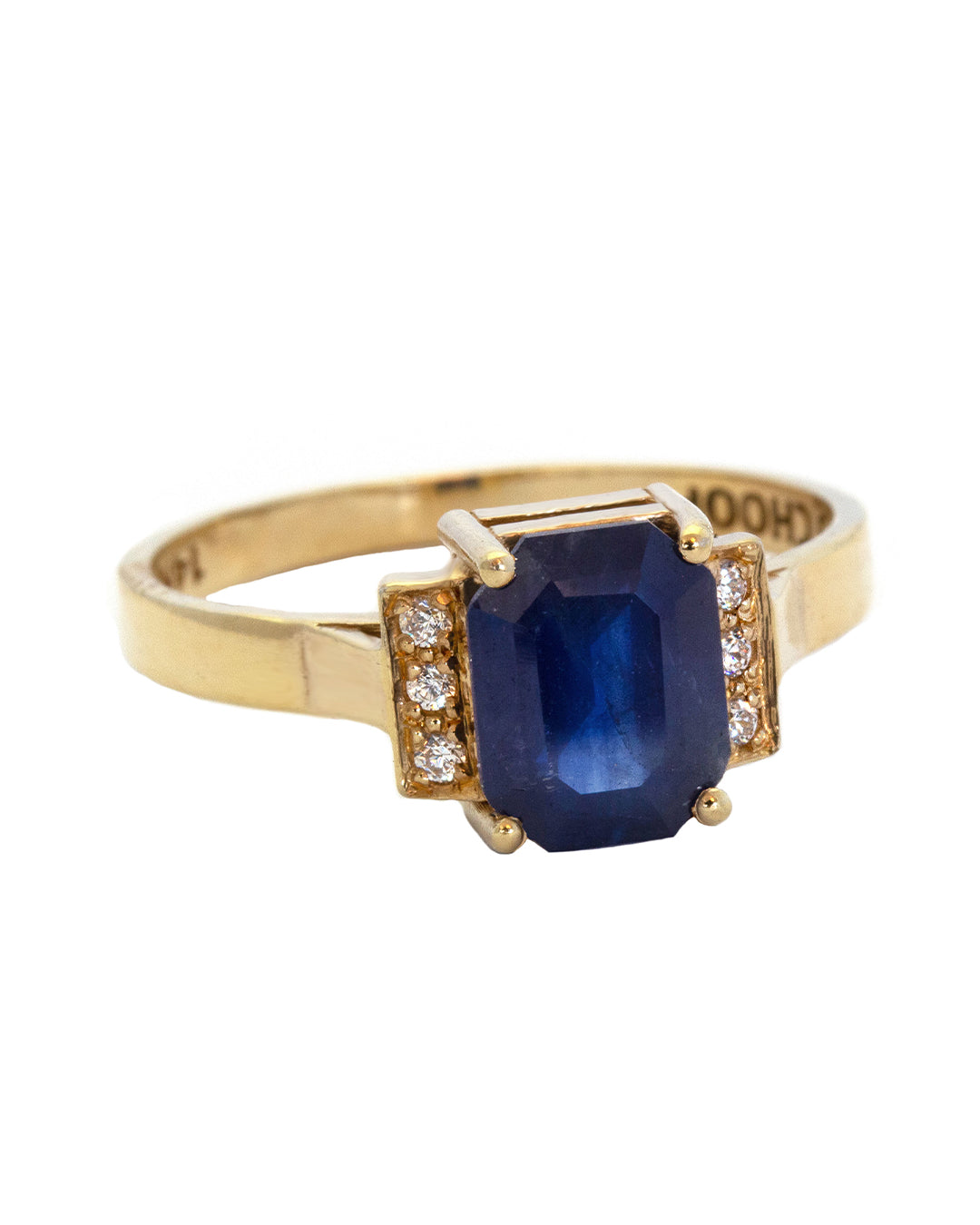 NBS 1920&#39;s Sapphire and Diamond Ring