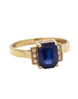 NBS 1920's Sapphire and Diamond Ring