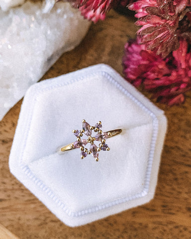 Reut B Extra Kite Shaped Engagement Ring with Lab Grown Diamonds