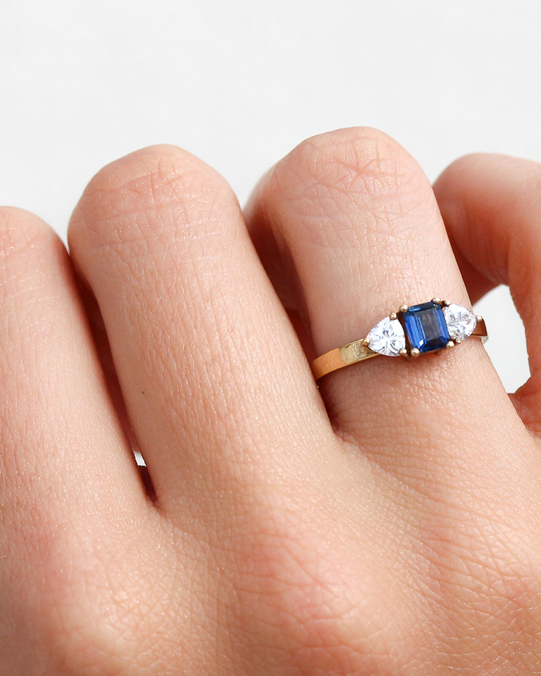 Raven Sapphire and Diamond Ring