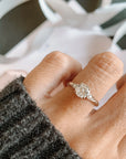 Sivan Diamond Ring with High Quality Cushion Cut Diamond